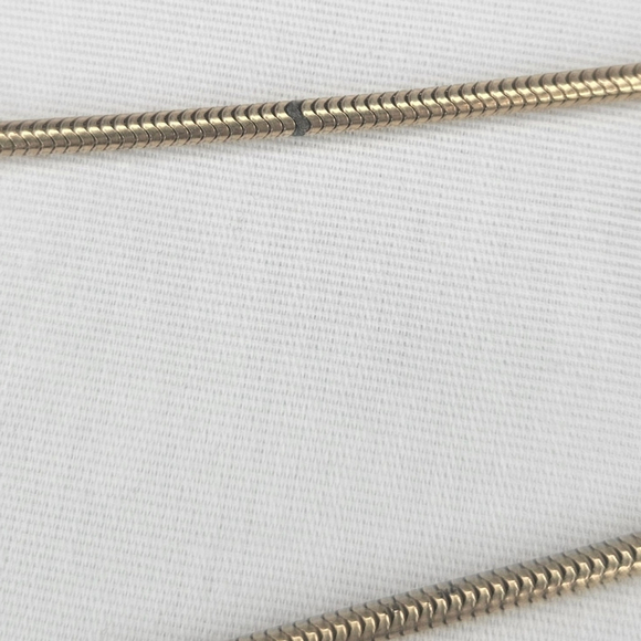 Vintage 70s Sarah Coventry Molten Topaz Necklace Amber Glass Excellent Condition - Picture 8 of 8